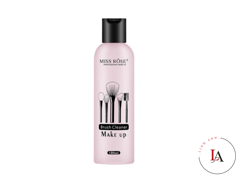 Nước Rửa Cọ Trang Điểm Miss Rose 180ml